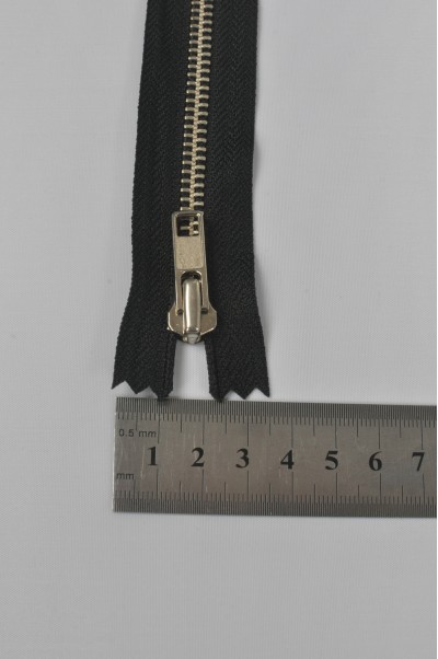 ZIP043  2號拉鏈  白銅牙密尾拉鏈   金屬單頭拉鏈  銀色拉鏈 不設單獨拉鍊訂購 正面照